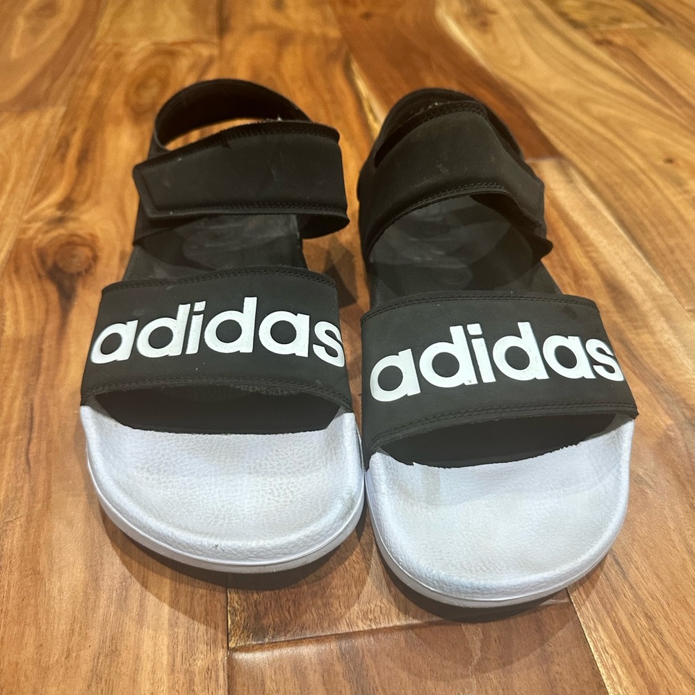Adidas Wmns Black and White Sandals